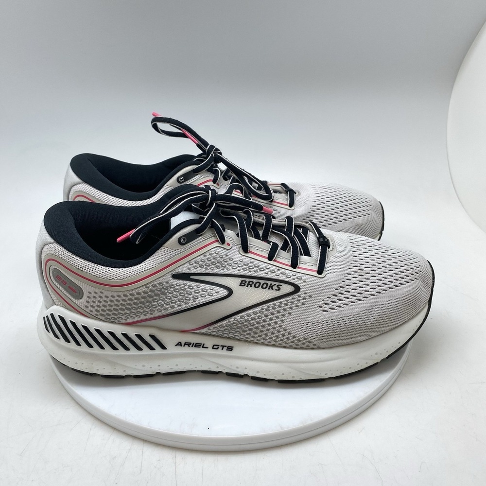 Brooks Sneakers Womens 9.5 D Wide Ariel GTS 23 1203901D078 Gray Running Shoes